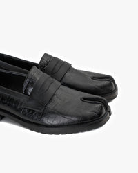 Zapato Cuero Tabi Negro Castilla Landazuri