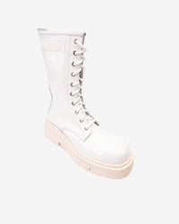 Bota Cuero Blade Blanca Landazuri