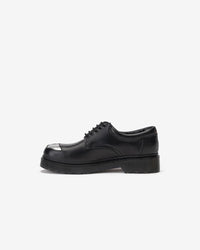 Caspian Leather Shoe Black Mirror Landazuri