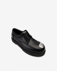 Caspian Leather Shoe Black Mirror Landazuri