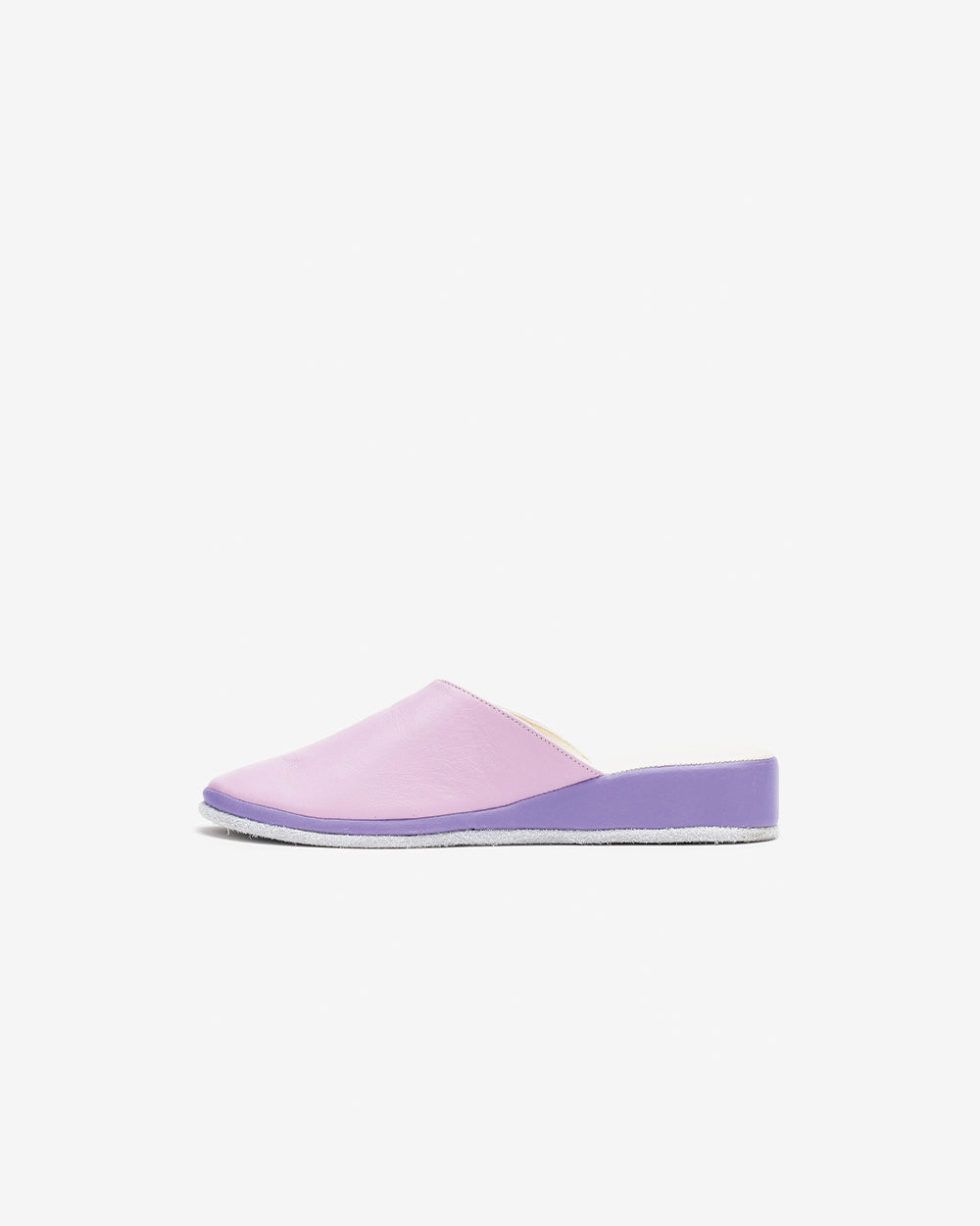 Soft Lilac Petal Leather Slipper