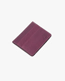 Tarjetero de Cuero Doble Morado Landazuri
