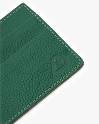 Tarjetero de Cuero Doble Verde Landazuri