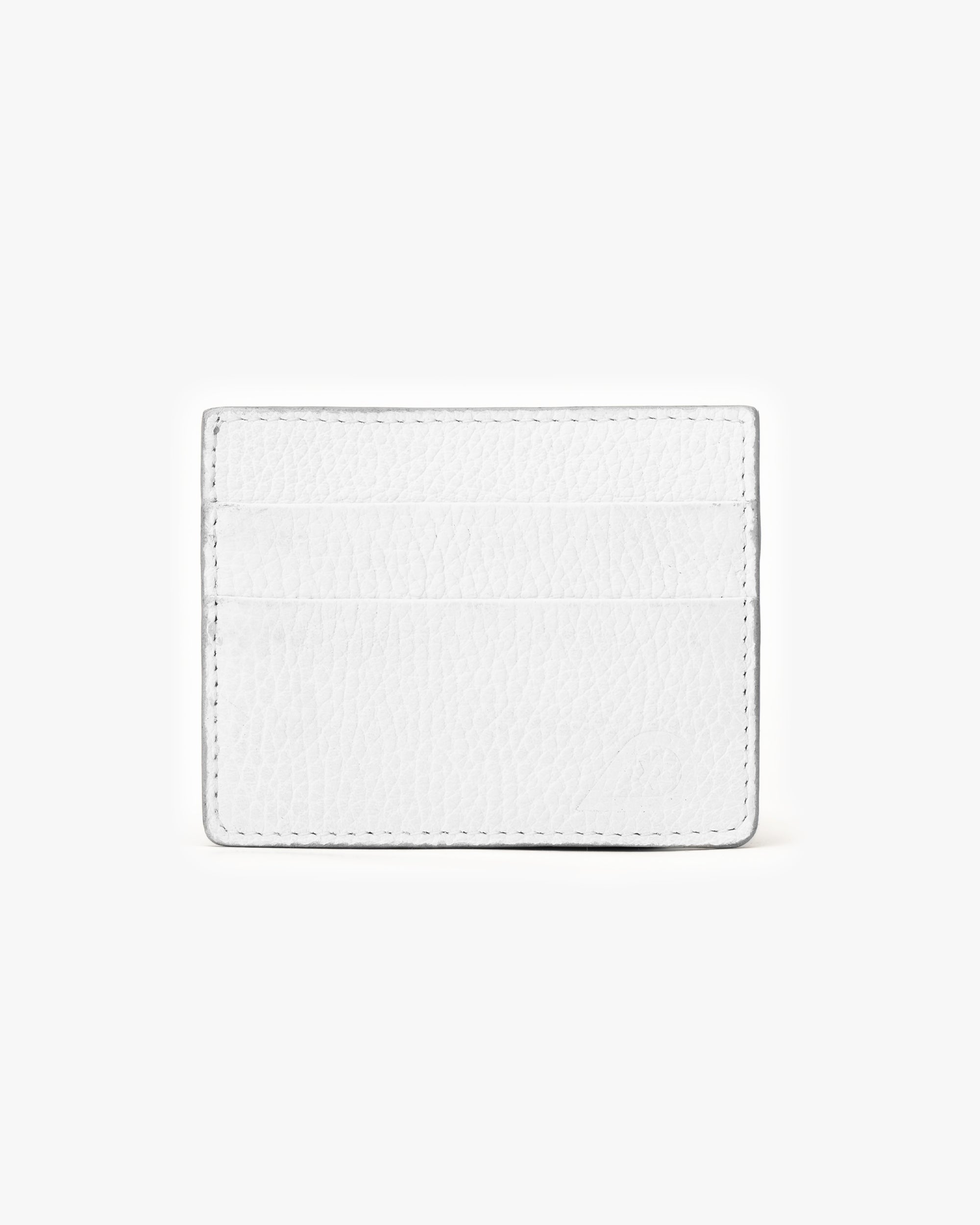 Tarjetero de Cuero Doble Blanco Landazuri