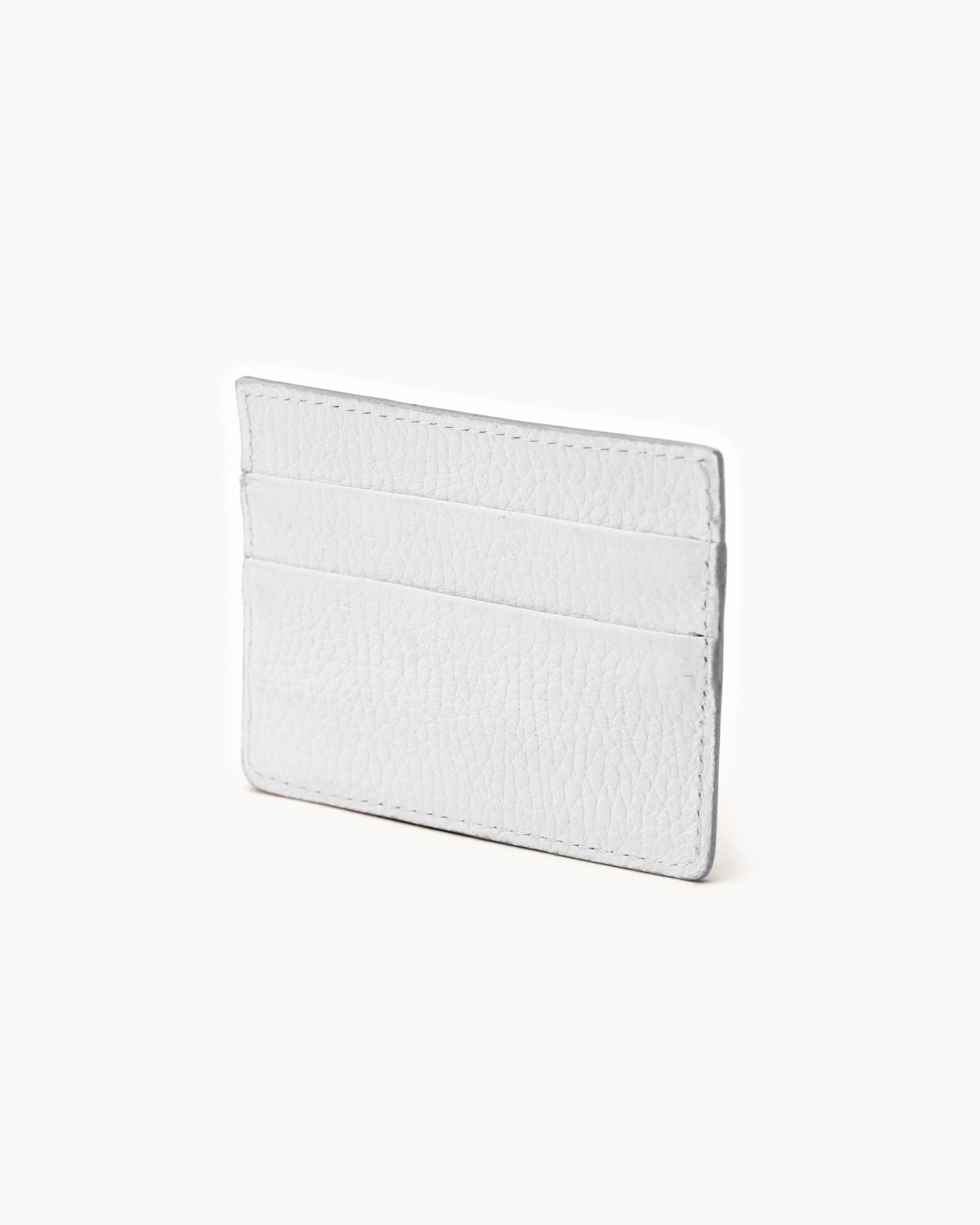 Tarjetero de Cuero Doble Blanco Landazuri