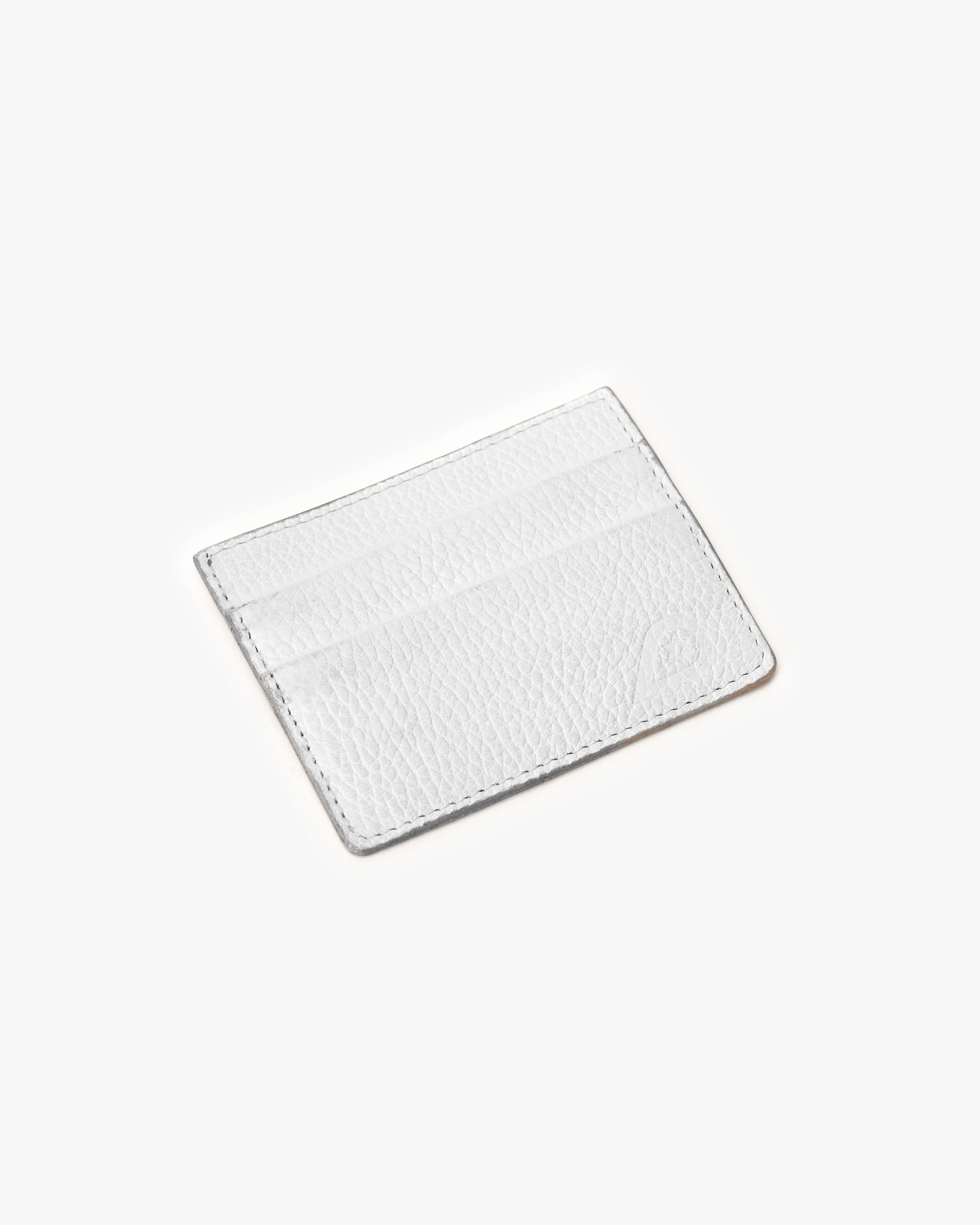 Tarjetero de Cuero Doble Blanco Landazuri