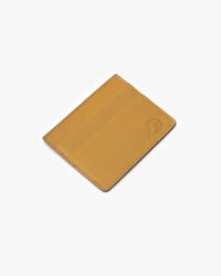 Tarjetero de Cuero Doble Amarillo Landazuri