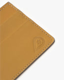 Tarjetero de Cuero Doble Amarillo Landazuri