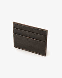 Tarjetero de Cuero Doble Café Oscuro Landazuri