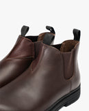 Botín Cuero Hombre  Arno Café Oscuro Zameta