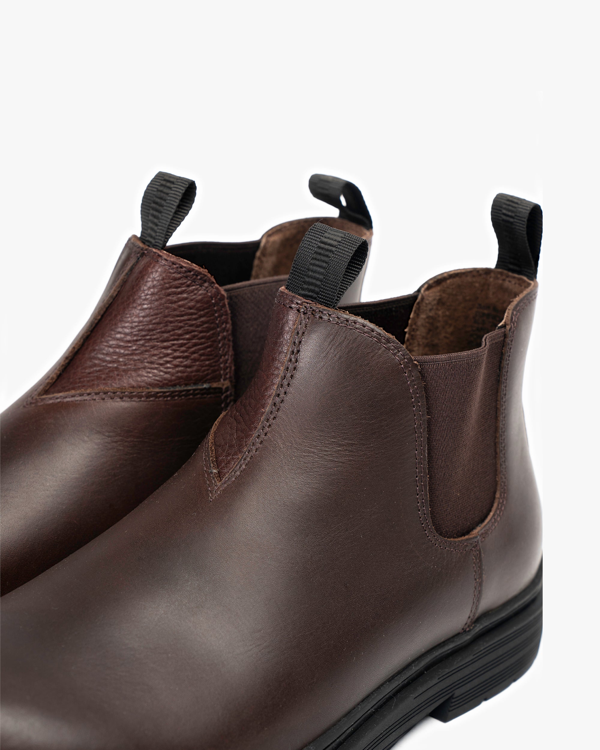 Botín Cuero Hombre  Arno Café Oscuro Zameta