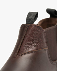 Botín Cuero Hombre  Arno Café Oscuro Zameta