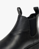 Botín Cuero Hombre Arno Negro Zameta