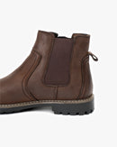 Botín Cuero Hombre Alois Café Oscuro Zameta